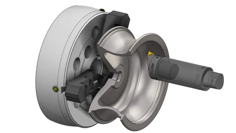 ตัวอย่างงานกัดบนเครื่องกลึงด้วย Live Tooling C/Y-axis